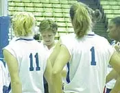 Head Coach Lisa Kissee is prep...