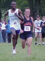 Geoffrey Lagat sprints ahead a...