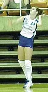 Junior Kelly Quinn gets ready ...