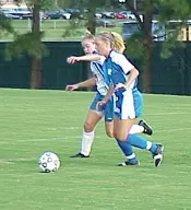 Freshman Danielle LaDuke, seen...