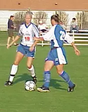 Lindsey Bopp (22) assisted on ...