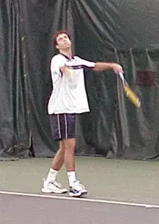 Twelth-ranked Daniel Klemetz h...