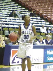 Freshman Ciara Gray scored fou...