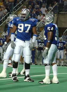 Jerry Vanderpool (97) and Rand...