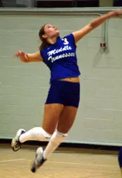 Dara McLean takes a swing Tues...