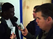 Quarterback Andrico Hines talk...