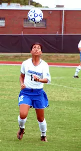 Freshman Rebecca Rodriguez net...