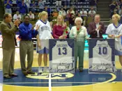 Seniors Mia Parviainen and Pau...