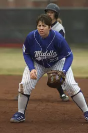 Senior Megan Cherinka hit two ...