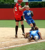 First baseman Brittany Herald ...