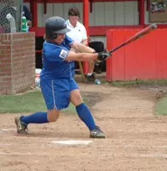 Outfielder Muriel Ledbetter we...