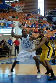 Alex Weekes scored eight point...