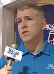 Volleyball Head Coach Matt Pec...