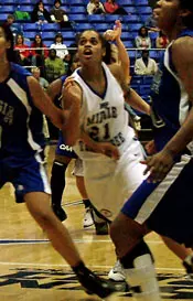 Senior Tia Stovall scored a se...