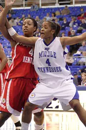 Junior forward Krystle Horton ...