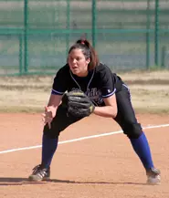 Melissa Weiland went 3-for-4, ...