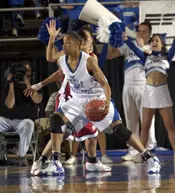 Three Players Score Double Figures in 78-48 Triumph