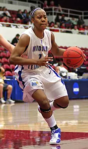 Junior Amber Holt's 23 points...