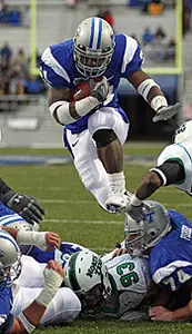 Tanner, Blue Raiders 'run' past North Texas, 52-13