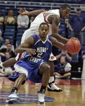 Great Blue Raider run ends in SBC title game