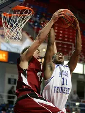 Blue Raiders reach SBC semifinals with 65-59 win vs. Troy