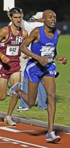 Junior William Songock broke a...