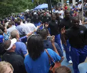 Raider Walk at 1:15 PM on Saturday