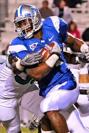 Tanner scores twice in Blue Raider loss