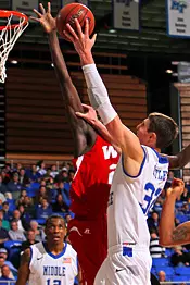 Blue Raiders shakedown rival Western Kentucky in seniors' home finale