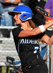 Senior Kelsey Dortch hit a rar...