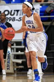 Jones’ record-breaking night propels Blue Raiders to road victory