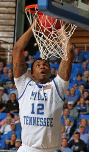 Balanced attack leads Blue Raiders to victory over Marshall in NIT opener