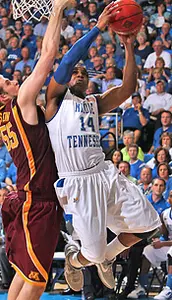 Blue Raiders end historic season against Minnesota in NIT quarterfinal