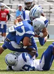 Defense prevails in Blue-White Spring Game