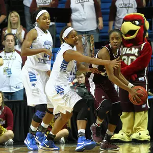 Ebony Rowe and Icelyn Elie