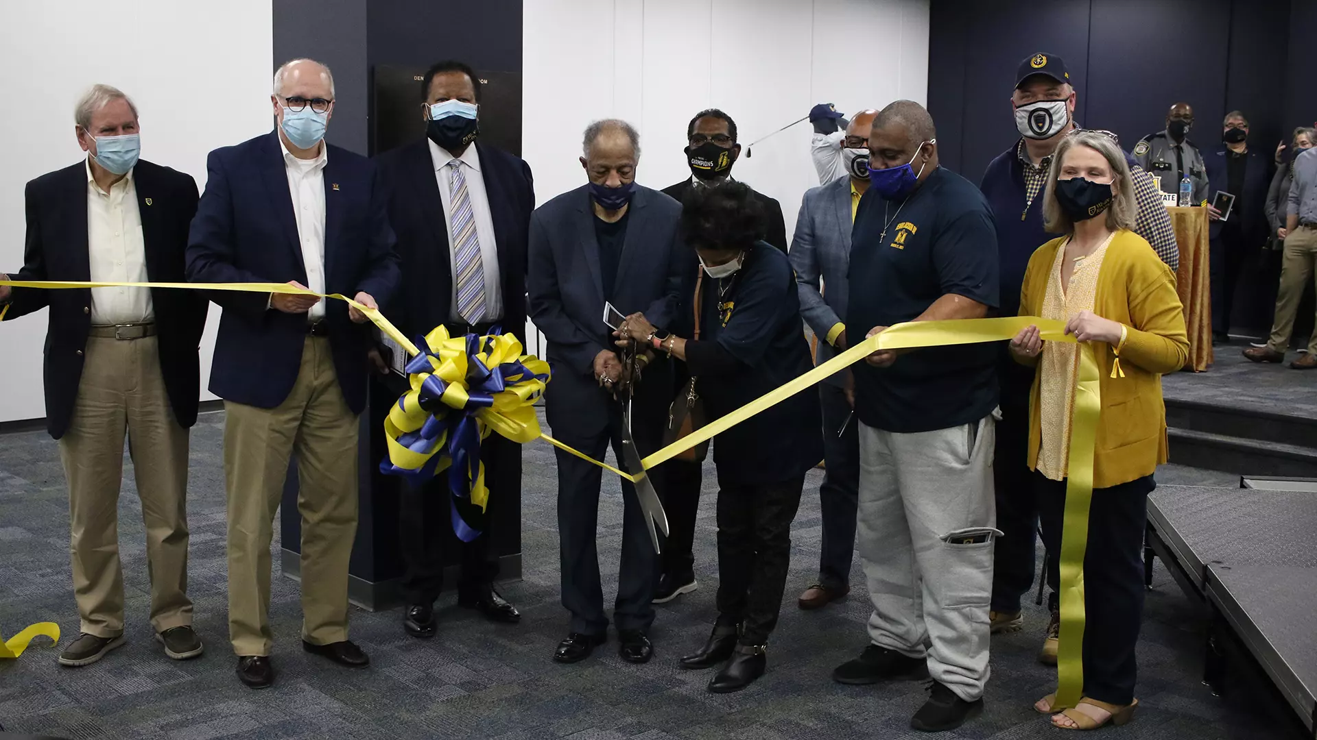 Dennis Jackson Racer Room Ribbon Cutting