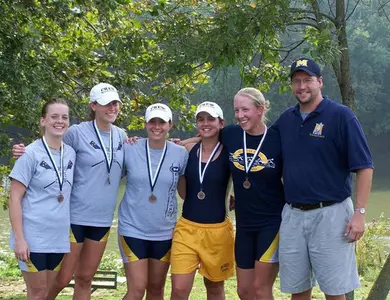 Varsity fours take third at Head of the Licking Image