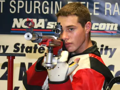 Racer Rifle Competes Against Nebraska Image