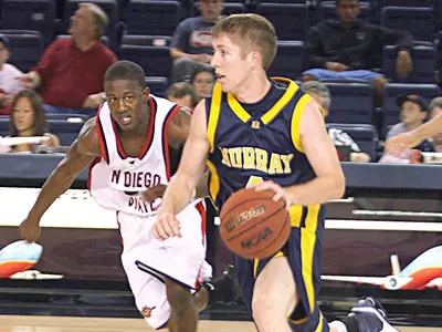 Half-Court Shot By SDSU Downs Racers 87-84 in Season Opener Image