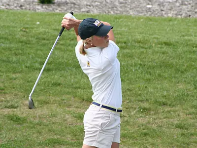 Lady Racers In Third Place After Second Round of OVC Women's Golf Championship Image