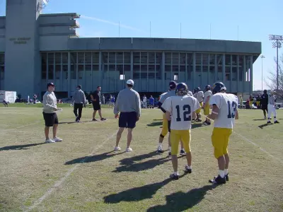 Practice 4-MSU Spring Football Image