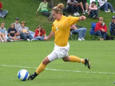 Racer Soccer Battles Indiana State In Home Opener Image
