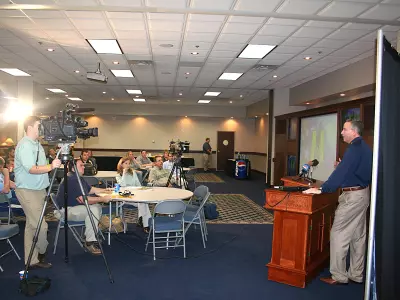 Kennedy Talks Hoops On Media Day Image