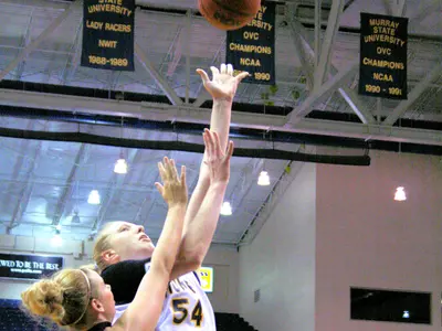 Five Score In Double-Figures In Women's Basketball Win Image