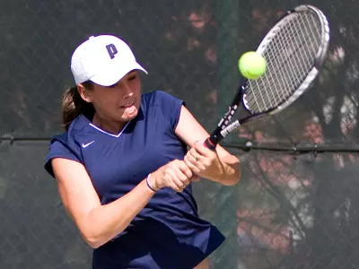 Women?s Tennis Blanks Ball State Image