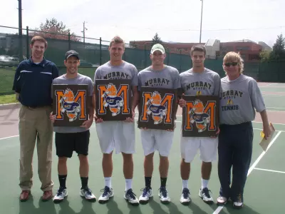 Men's Tennis Honors Four Seniors on Senior Day Image