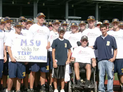 MSU Baseball Participates In ALS Walk Image