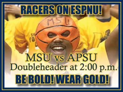 Be Bold - Wear Gold - Racers On ESPNU Image