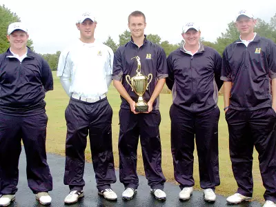 Racer Golf Wins Rain-Shortened MSU Invitational Image