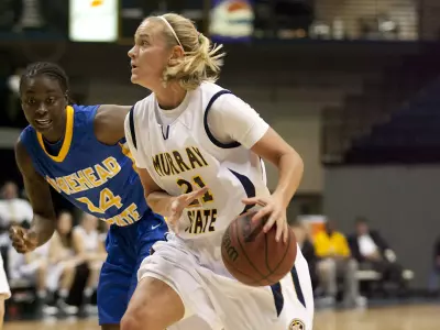 Racers Fall to Morehead State, 51-58 Image